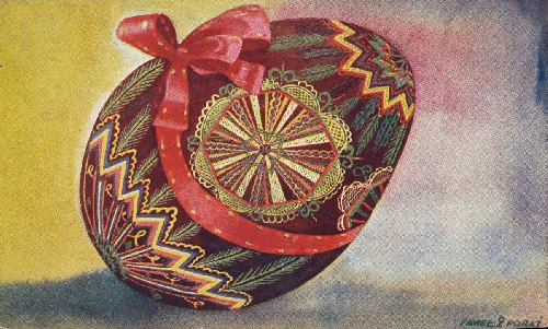 Polish traditional Easter egg